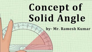 Concept of Solid angle BSc I Guru Kpo [upl. by Cross153]