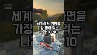 세계에서 라면을 가장 많이 먹는 나라 TOP10 세계라면순위 라면소비 라면세계순위 라면 [upl. by Masson]