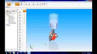 Como darle Movimiento a un mecanismo de Piston en Solid edge V20 Solid edge V20 Motion [upl. by Esbenshade]