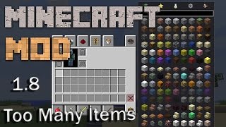 Cara Download Minecraft Mod Too Many Items 18 dan 1710 forge minecraft [upl. by Varien]