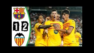 barcelona vs Valencia all goals extended highlights 2 1 [upl. by Earesed]