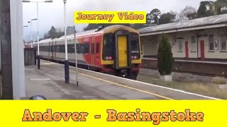 Journey video Andover  Basingstoke amp return  11318 [upl. by Urbannai956]