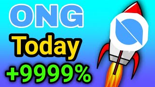 ONG Coin Urgent News Today ONG Ontology GAS Price Prediction [upl. by Yasibit367]