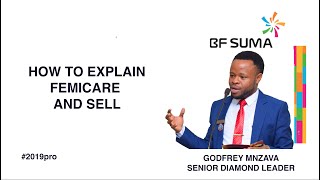 How to Explain Femicare and Sell by Godfrey Mnzava [upl. by Nnaeitak]