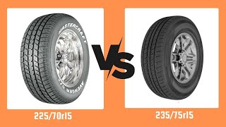 Tire Size 22570r15 vs 23575r15 [upl. by Liakim]