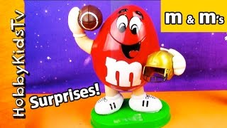 Surprise Large MMs Toys Harry PlayDoh Surprise Dispensers HobbyKidsTV [upl. by Ainatnas]