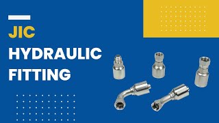 JIC male thread 43 Series hydraulic fitting [upl. by Aicatsana]