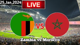 Zambia Vs Morocco Live Match Today [upl. by Einegue]