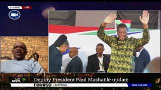 Deputy President Paul Mashatile update [upl. by Halbeib]