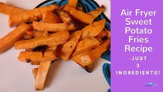 Air Fryer Sweet Potato Fries Recipe [upl. by Albina]