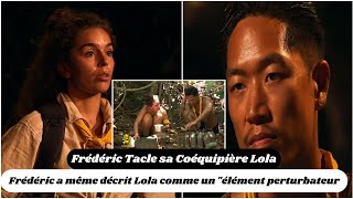 KohLanta  Trahie par ses Alliés Lola Éliminée  Frédéric Tacle sa Coéquipière [upl. by Otrebmuh]