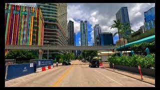 driving from Brickell to Pembroke Pines though i95 miamidrive [upl. by Haduj]