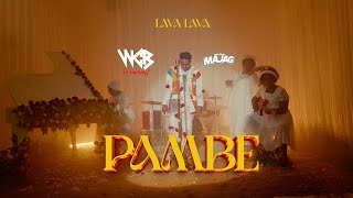 Lava Lava  Pambe Tu Official Lyric Video [upl. by Hairej]