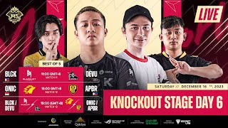 LIVE  DAY 6  M5 World Championship Knockout Stage  ENG [upl. by Nickey582]