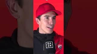 Marc Márquez saca conclusiones positivas de su primer día con la Ducati oficial 💪🏻 [upl. by Renaldo]