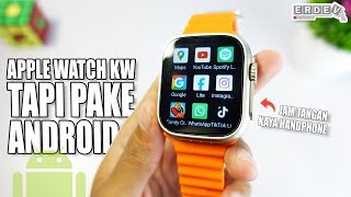 BELI JAM YANG MIRIP APPLE WATCH TERNYATA PAKE OS ANDROID amp 4G LTE  Review Smartwatch S8 Ultra 4G [upl. by Darrey594]