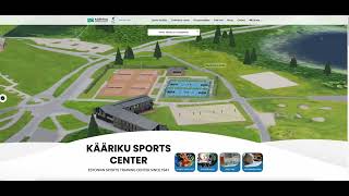 Kaariku Sports Center Website 3D Experience [upl. by Annaehs]