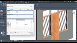 Parametric Door with Rotational Louver Family Creation in Revit [upl. by Burkitt]