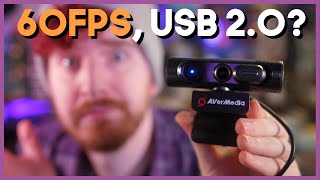 The SMOOTHEST 60FPS Webcam Ive ever used But at what cost  AVerMedia PW315 Webcam Review [upl. by Onra]