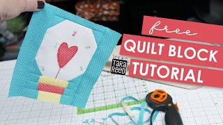 Quilt Block Tutorial Videos  quotBrilliant Ideaquot 6 inch Quilt Block by Tara Reed [upl. by Vassili]