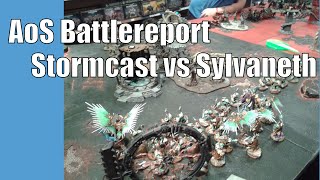 AoS Battlereport Stormcast vs Sylvaneth 2000pts [upl. by Salahi]