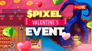 PIXEL PRICE PREDICTION PIXEL VALENTINE EVENT PIXEL GAMEPLAY PIXEL TASK BOARD [upl. by Rhianna]