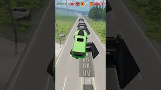 Super cars 🚗 vs 15 Rollers  BeamNGDrive shorts beamngdrive simulator [upl. by Nedda]