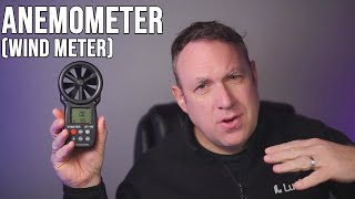 BTMETER BT100 Handheld Anemometer Review  Digital Wind Speed [upl. by Eidderf]