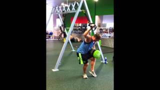 Batley Bulldogs Scrum Half Ben Black on trx and reactive speed [upl. by Seuqramed187]