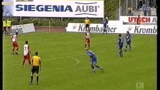 Fußball  2 Liga 20052006 SF Siegen  Haching 40 DSF Bericht [upl. by Ahsote]