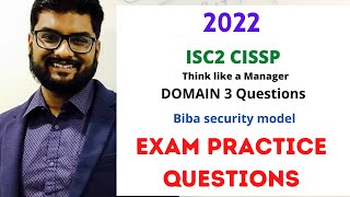 CISSP DOMAIN 3 BIBA Security Models Questions [upl. by Ludovick161]