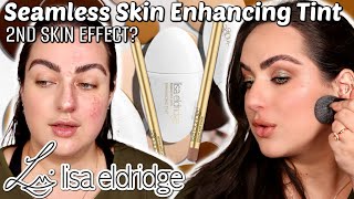 NEW LISA ELDRIDGE SEAMLESS SKIN ENHANCING TINT REVIEW amp WEAR TEST  SCULPT amp SHADE LIP PENCIL [upl. by Euhc]