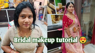 Bridal makeup tutorial🥰 For normal skin makeupstep by stepkese kare makeup vlogs makeup ✨ [upl. by Dorthy826]