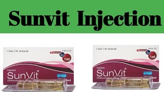 Sunvit Injection Uses in Urdu Sunvit Injection Vitamin D3 Injection BenefitsSunvit Injection Uses [upl. by Wickham]