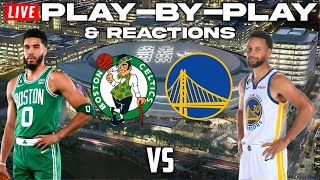 Boston Celtics vs Golden State Warriors  Live PlayByPlay amp Reactions [upl. by Adnolay]