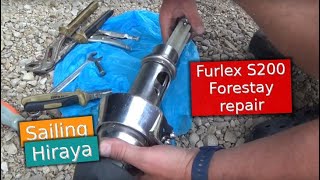 Furlex S200 Forestay repair [upl. by Xanthus]