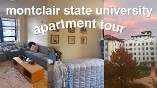 COLLEGE DORM TOUR 2024  Montclair State University the village apartments [upl. by Pike]