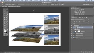 Das Prinzip von Ebenen in Photoshop [upl. by Nev]