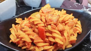 Chicken Tandoori Pasta Recipe  Easy And Tasty  Chicken Pasta Recipe [upl. by Eylloh]