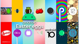 All Android Easter Egg  Android 1  13  Every Version  Evolution [upl. by Dougall]