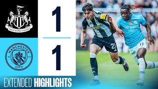 EXTENDED HIGHLIGHTS  Newcastle 11 City  Gvardiol on target as we come away with a point [upl. by Atikir693]