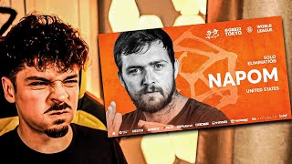 COLAPS REACTS  NAPOM GBB23 SOLO ELIMINATION [upl. by Allcot]