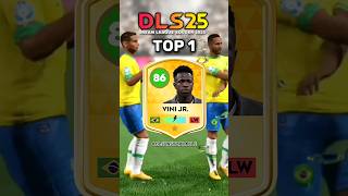 DLS 25  TOP 25 HIGHEST RATED PLAYERS 🤩😱 [upl. by Norword]