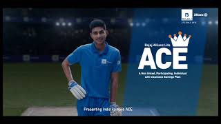 Bajaj Allianz life insurance ACE Ad by Shubhman Gill  Savings  ACE  Shubhman Gill  Cricket [upl. by Bernadina]