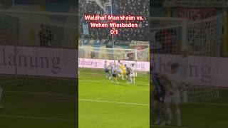 Waldhof Mannheim vs Wehen Wiesbaden 01 🏟️ wehenwiesbaden waldhofmannheim [upl. by Arlinda]