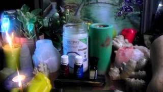 DIY Coconut Oil Frankincense amp Myrrh Body Hydration Using Essential Oils [upl. by Nikos919]