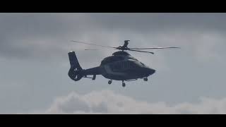 Airbus Helicopter H160 arrival at Liverpool Airport [upl. by Mairhpe]