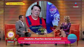 Chabelo sorprende con grosera respuesta contra reportera  Sale el Sol [upl. by Giusto284]