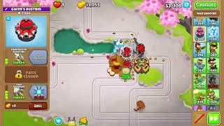 BTD6 Viable Chimps Strats 1  Spiked Mines into Spirit of the Forest [upl. by Nerty165]