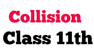 Collision class 11th physics NCERT CBSE [upl. by Rennoc]